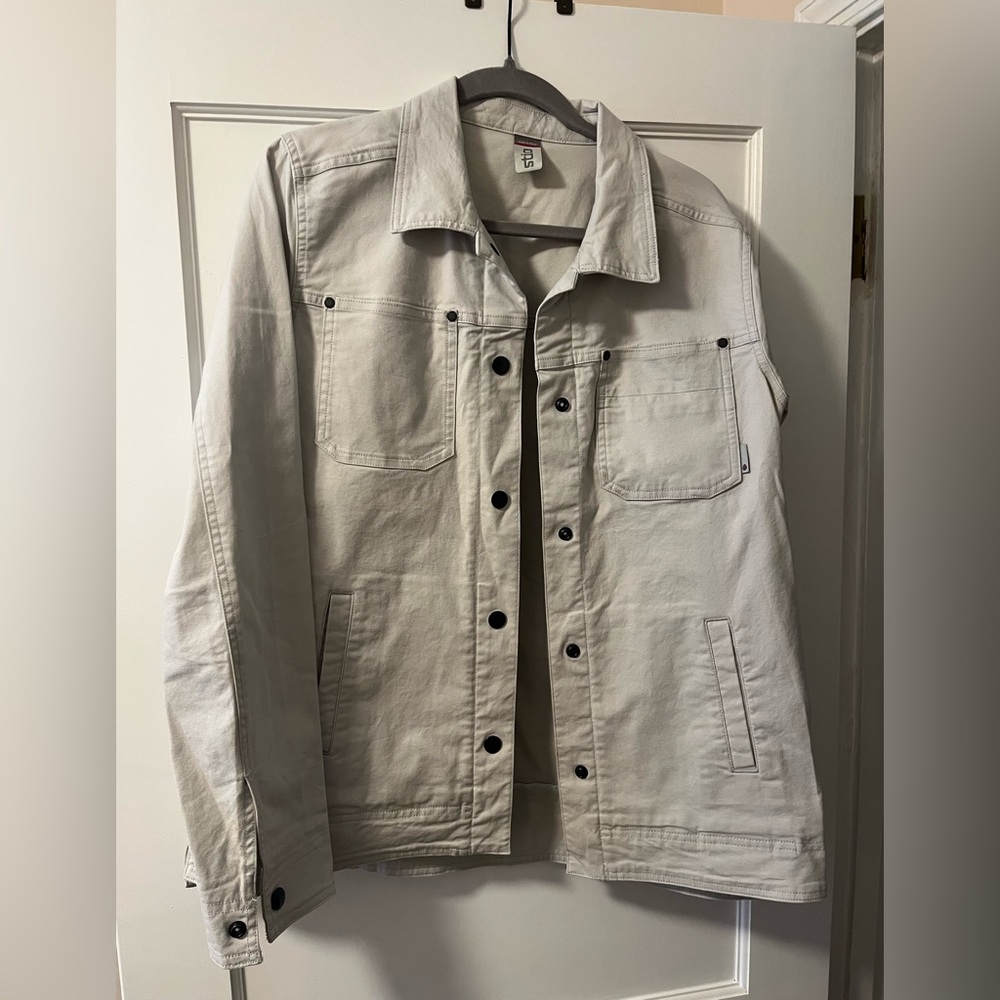 Stio Cream Canvas Jacket
